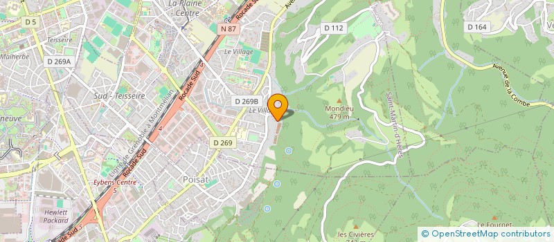 localisation de l'entreprise SCI ELLAIDHOO  SAINT-MARTIN-D'HERES