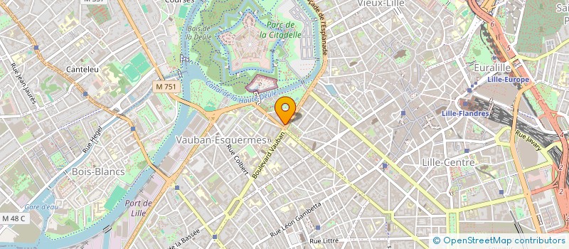 localisation de l'entreprise SCI ELLART VAUBAN  LILLE