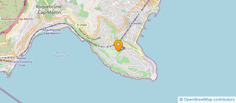 localisation de l'entreprise SCI ELLE à ROQUEBRUNE-CAP-MARTIN
