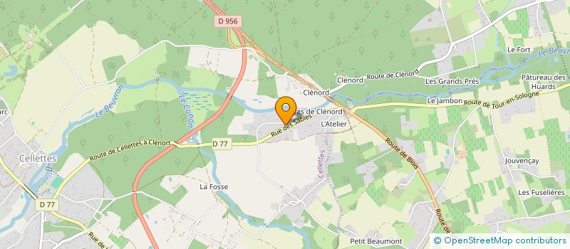 localisation de l'entreprise SCI ELLE ET EUX  LE CONTROIS-EN-SOLOGNE