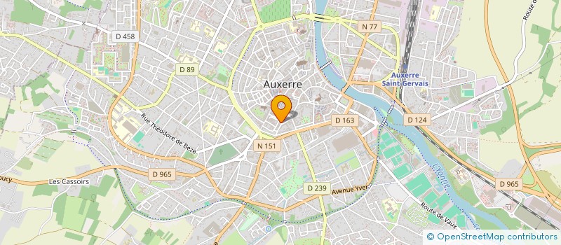 localisation de l'entreprise SCI ELLE MEME à AUXERRE