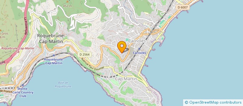 localisation de l'entreprise SCI ELLE SERAIT LA à ROQUEBRUNE-CAP-MARTIN