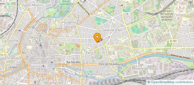 localisation de l'entreprise SCI ELLEB à RENNES