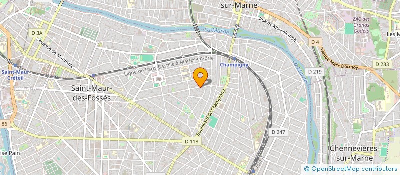 localisation de l'entreprise SCI ELLEFSEN à SAINT-MAUR-DES-FOSSES