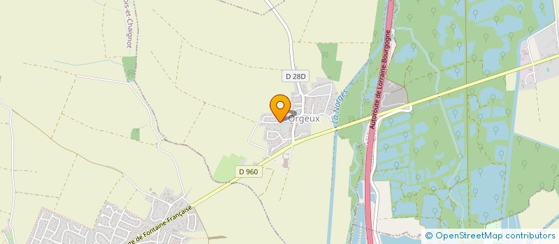 localisation de l'entreprise SCI ELLEME  ORGEUX