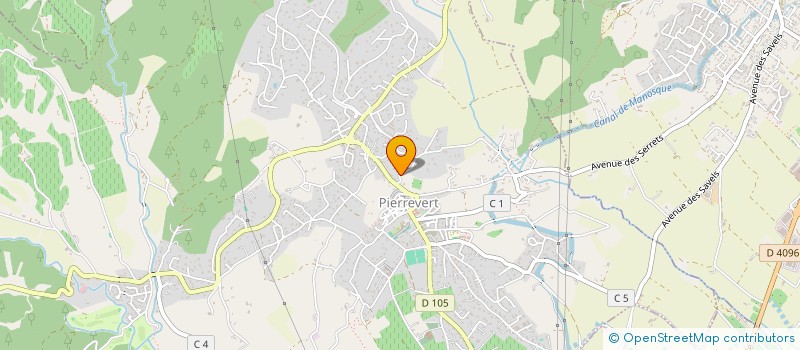 localisation de l'entreprise SCI ELLEON INVEST IMMOBILIER  PIERREVERT