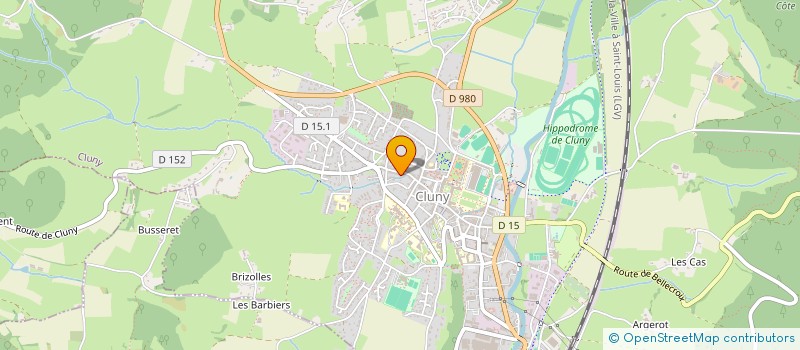 localisation de l'entreprise SCI ELLES  CLUNY