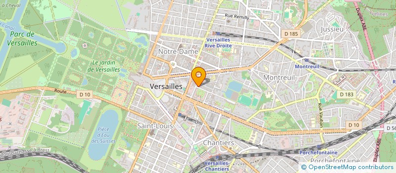 localisation de l'entreprise SCI ELLES à VERSAILLES