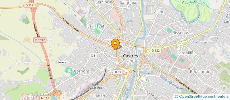 localisation de l'entreprise SCI ELLES  CASTRES