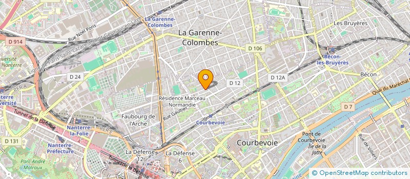 localisation de l'entreprise SCI ELLES INVESTS à COURBEVOIE