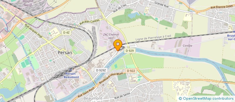 localisation de l'entreprise SCI ELLIA  PERSAN