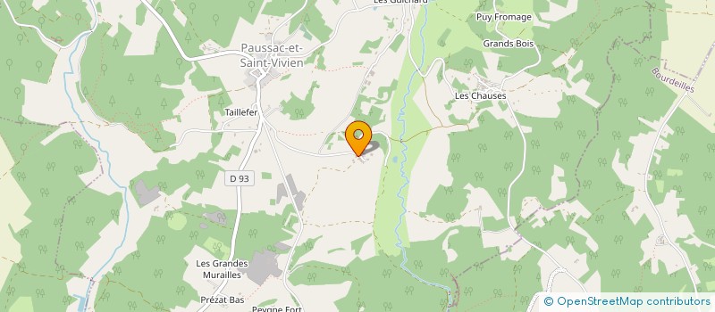 localisation de l'entreprise SCI ELLIAN à BRANTOME EN PERIGORD