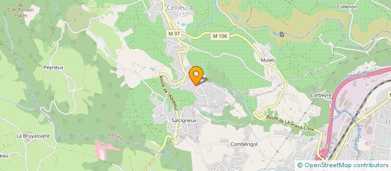 localisation de l'entreprise SCI ELLINE  CELLIEU