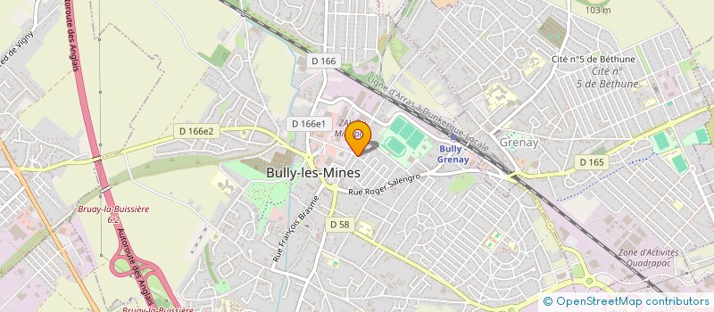 localisation de l'entreprise SCI ELLIOT  BULLY-LES-MINES