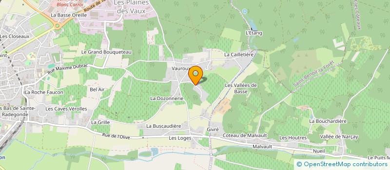 localisation de l'entreprise SCI ELLIOT  CHINON