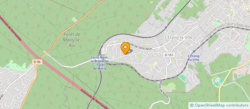 localisation de l'entreprise SCI ELLIOT  L'ETANG-LA-VILLE