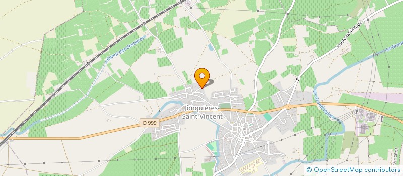 localisation de l'entreprise SCI ELLIOT  JONQUIERES-SAINT-VINCENT