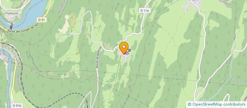 localisation de l'entreprise SCI ELLIPSE  SAMOGNAT