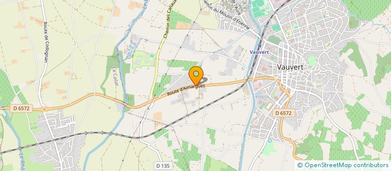 localisation de l'entreprise SCI ELLIPSE  VAUVERT