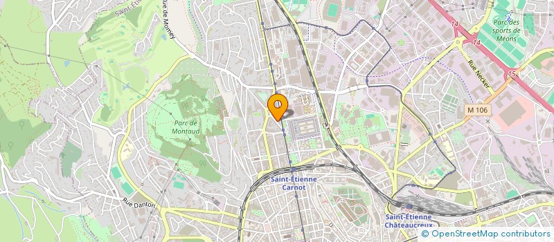 localisation de l'entreprise SCI ELLIS  SAINT-ETIENNE