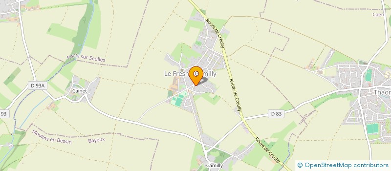 localisation de l'entreprise SCI ELLISA  LE FRESNE-CAMILLY