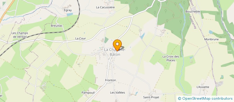 localisation de l'entreprise SCI ELLIVI  LA CHAPELLE-BATON