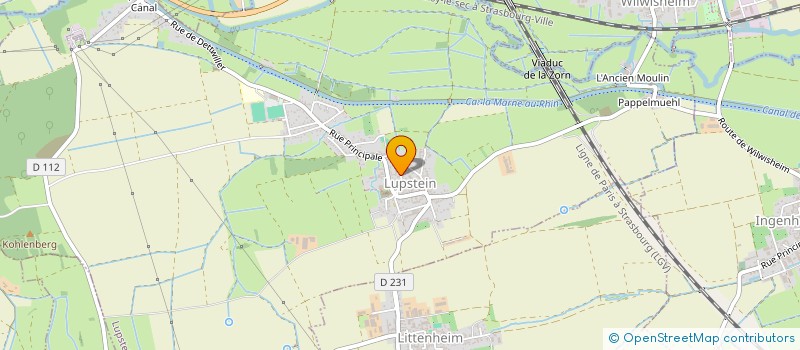 localisation de l'entreprise SCI ELLO  LUPSTEIN