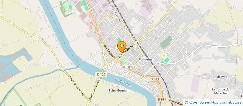 localisation de l'entreprise SCI ELLODI  TONNEINS