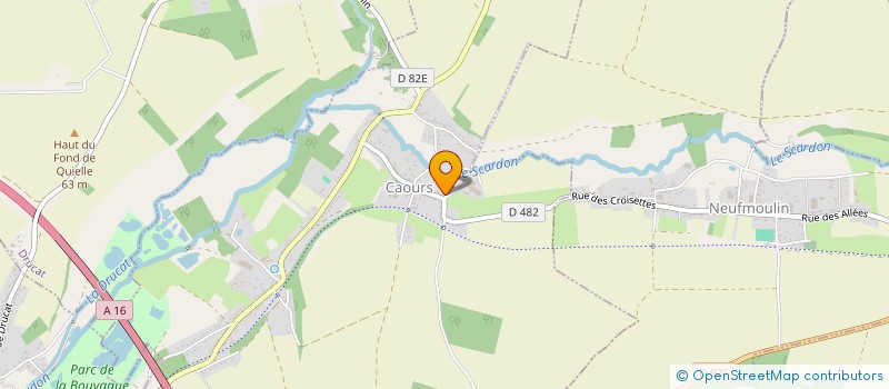 localisation de l'entreprise SCI ELLOIS  CAOURS