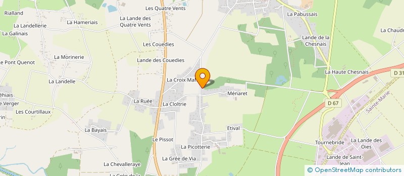 localisation de l'entreprise SCI ELLOM  BAINS-SUR-OUST