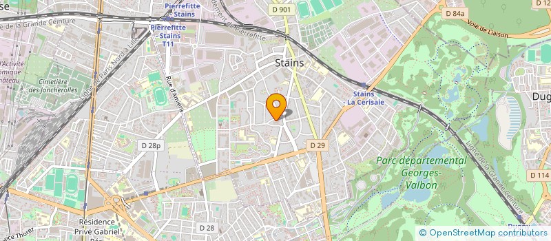 localisation de l'entreprise SCI ELLOUZE à STAINS