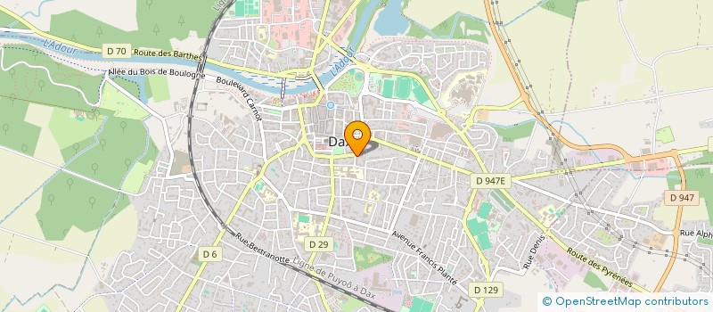 localisation de l'entreprise SCI ELLOVI à DAX