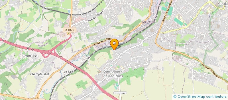 localisation de l'entreprise SCI ELLUEL  SAINT-JEAN-DE-MOIRANS