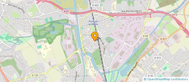 localisation de l'entreprise SCI ELM 1 à DOUAI