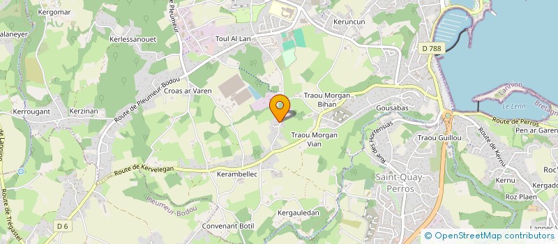 localisation de l'entreprise SCI ELM  PERROS-GUIREC