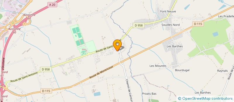 localisation de l'entreprise SCI ELM IMMO 82  MONTAUBAN