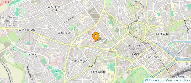 localisation de l'entreprise SCI ELMA à CAEN