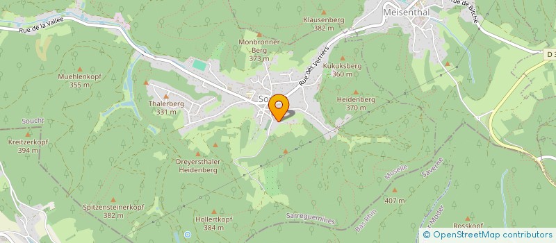 localisation de l'entreprise SCI ELMA  MEISENTHAL