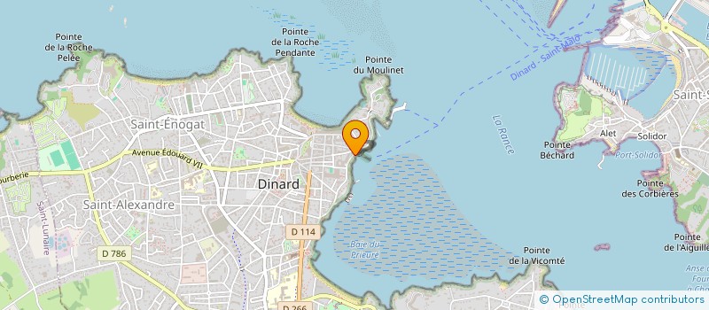 localisation de l'entreprise SCI ELMA  DINARD