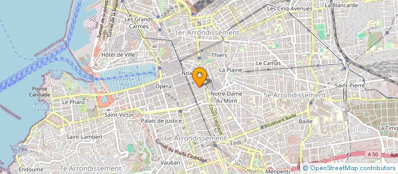 localisation de l'entreprise SCI ELMA à MARSEILLE 1