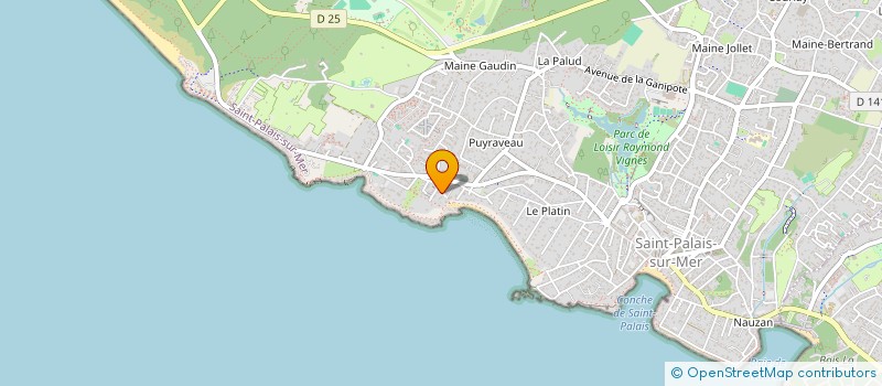 localisation de l'entreprise SCI ELMAF  SAINT-PALAIS-SUR-MER