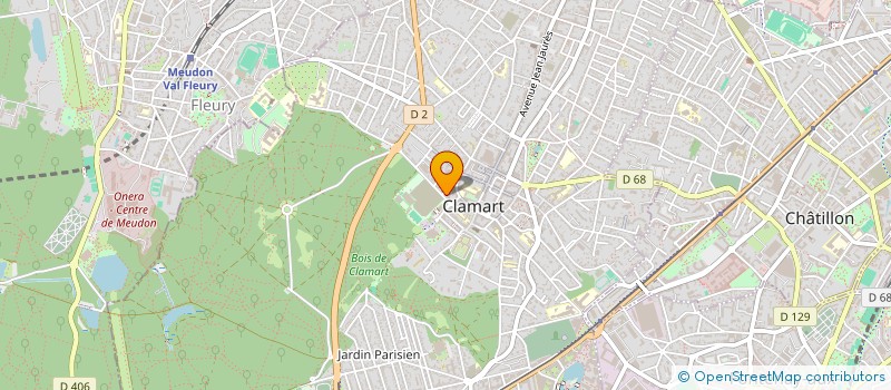 localisation de l'entreprise SCI ELMAJD  CLAMART
