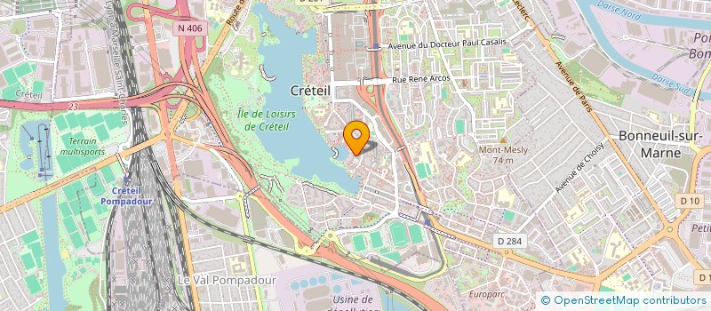 localisation de l'entreprise SCI ELMALEH à CRETEIL