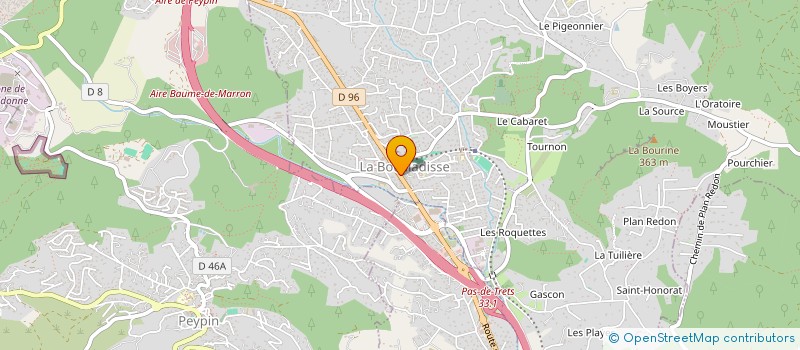 localisation de l'entreprise SCI ELMALU  LA BOUILLADISSE