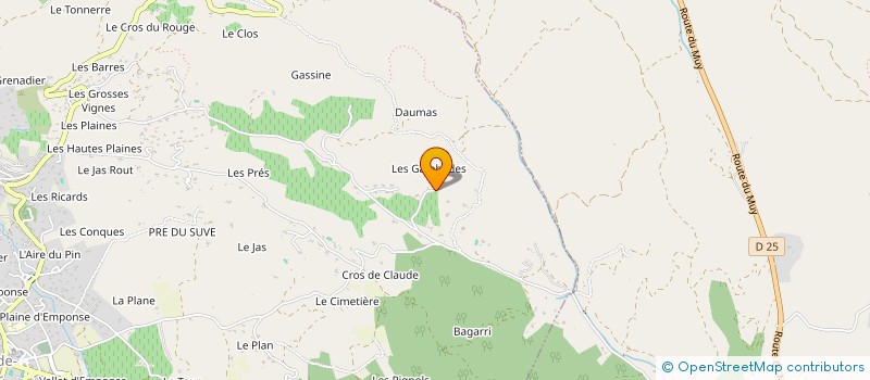 localisation de l'entreprise SCI ELMAR  LE PLAN-DE-LA-TOUR