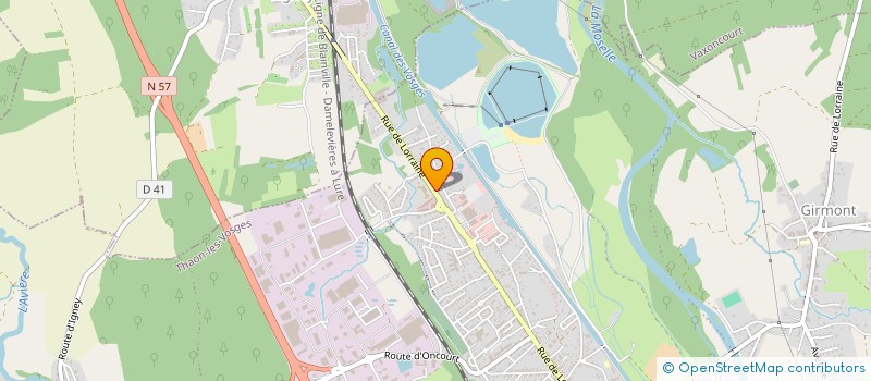 localisation de l'entreprise SCI ELMD  THAON-LES-VOSGES