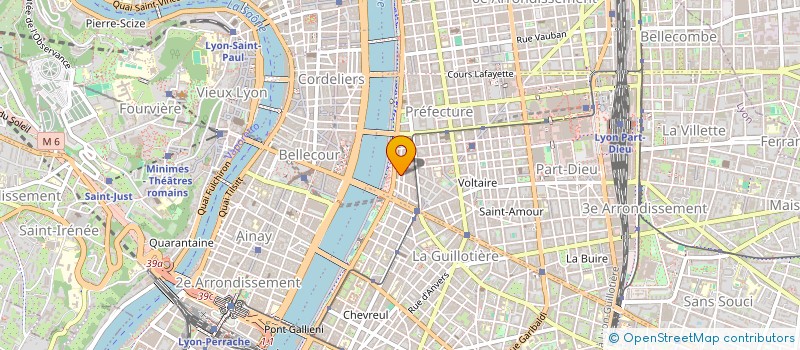 localisation de l'entreprise SCI ELMEL  LYON