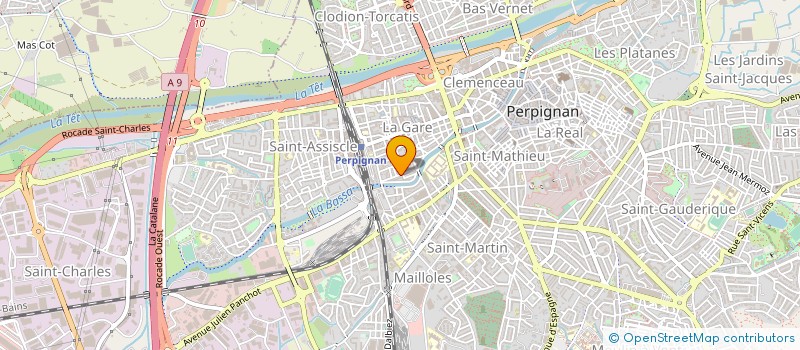 localisation de l'entreprise SCI ELMIRA  PERPIGNAN