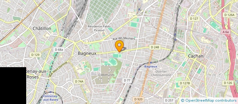 localisation de l'entreprise SCI ELMIRAILS à BAGNEUX