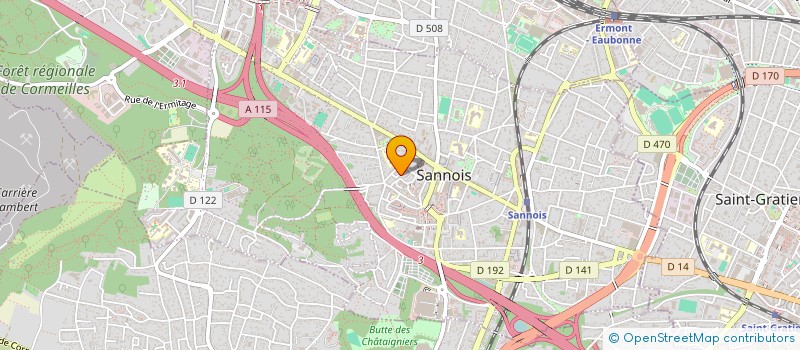 localisation de l'entreprise SCI ELMN  SANNOIS